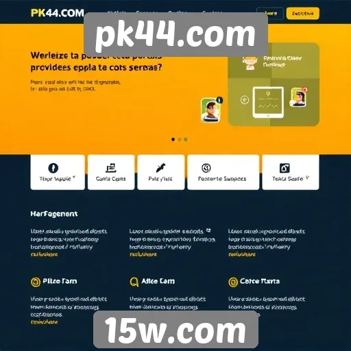 Recursos e funcionalidades do site pk44.com